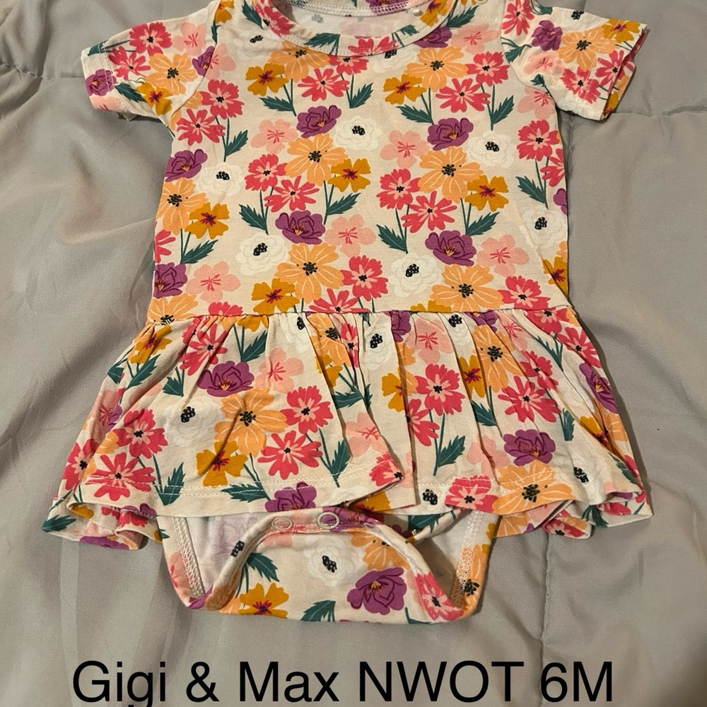 Floral Baby Dress with bodysuit